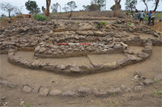 Ngongo Mbata church of the 17th century, DRC, 2013 excavations picture
